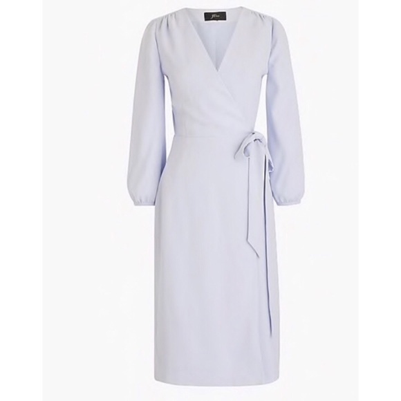 wrap dress in 365 crepe